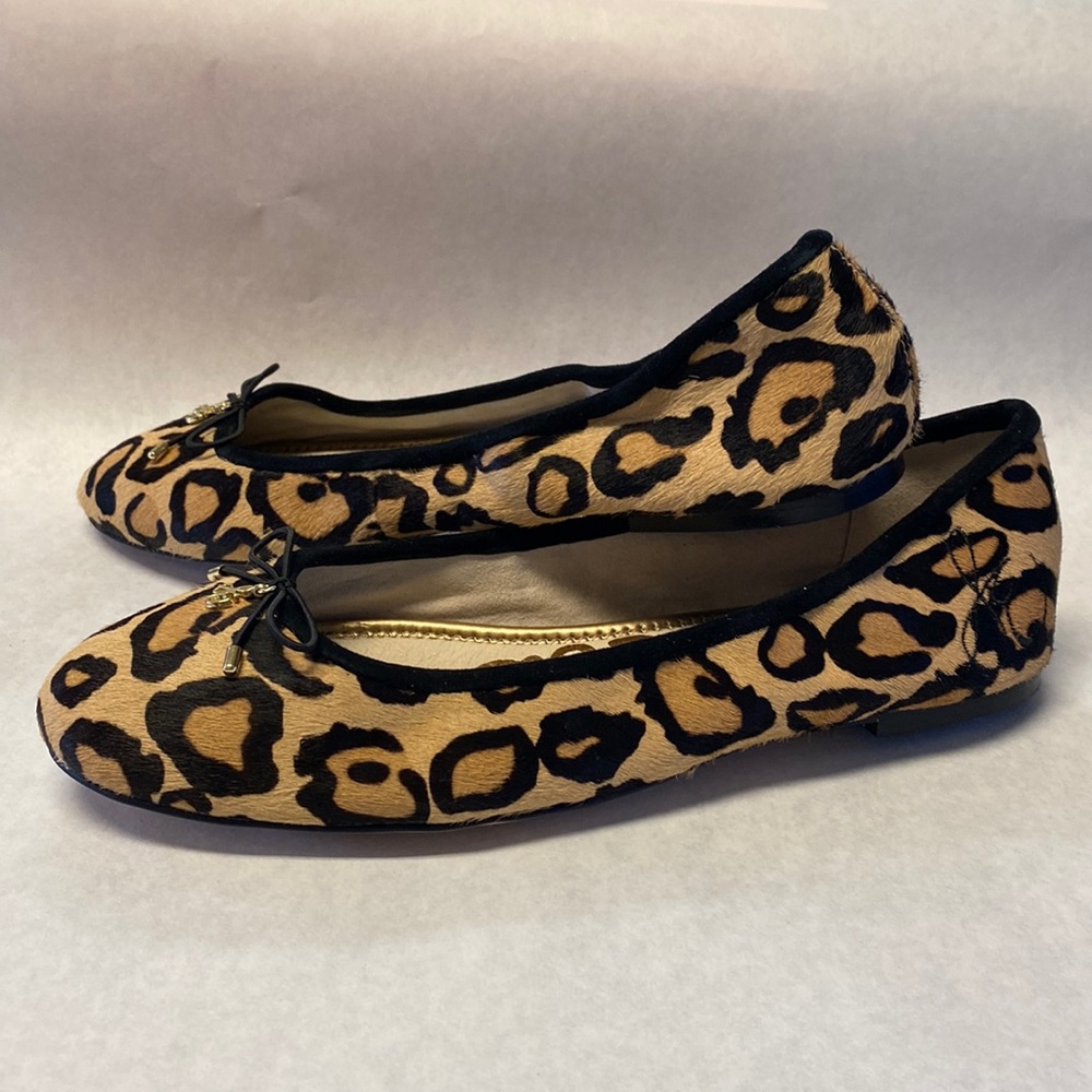 Sam Edelman Leopard Ballet Flats sz 10